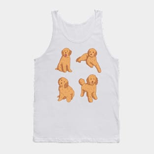 Golden doodle pack Tank Top